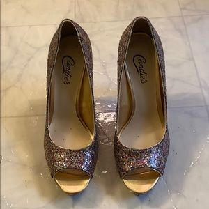 Candies disco ball heels